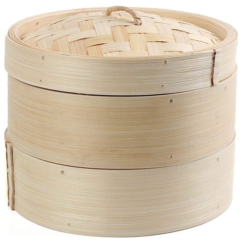 Steamer Bamboo Set - Bambu Vapur 2 Katmanlı 8 Inç