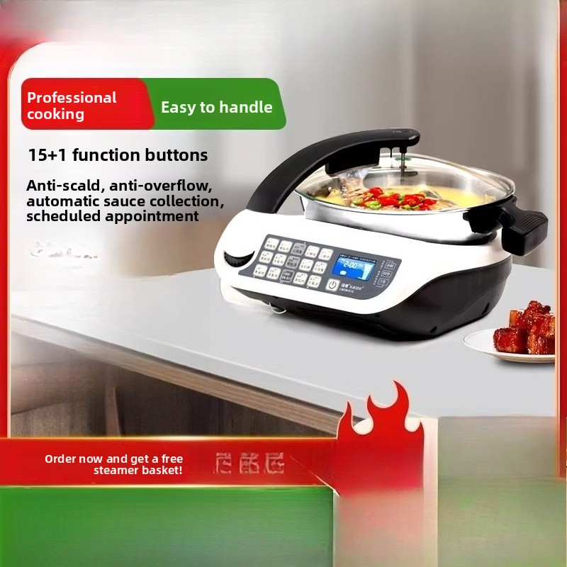 Home Cooking Set - E15 Akıllı Pişirme Robotu, Büyük Kapasiteli