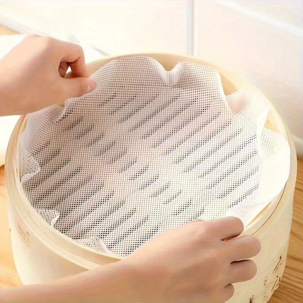 Steamer Bamboo Set - 5 adet/takım Yeniden Kullanılabilir Silikon Yapışmaz